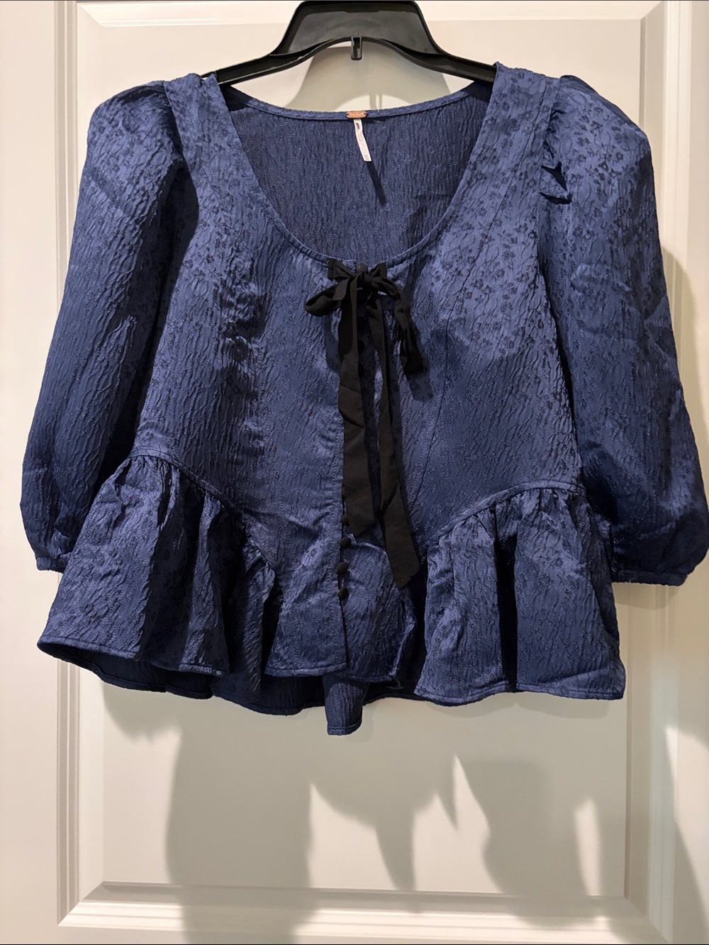 NWOT Free People Pamela Blouse - Picture 4 of 6